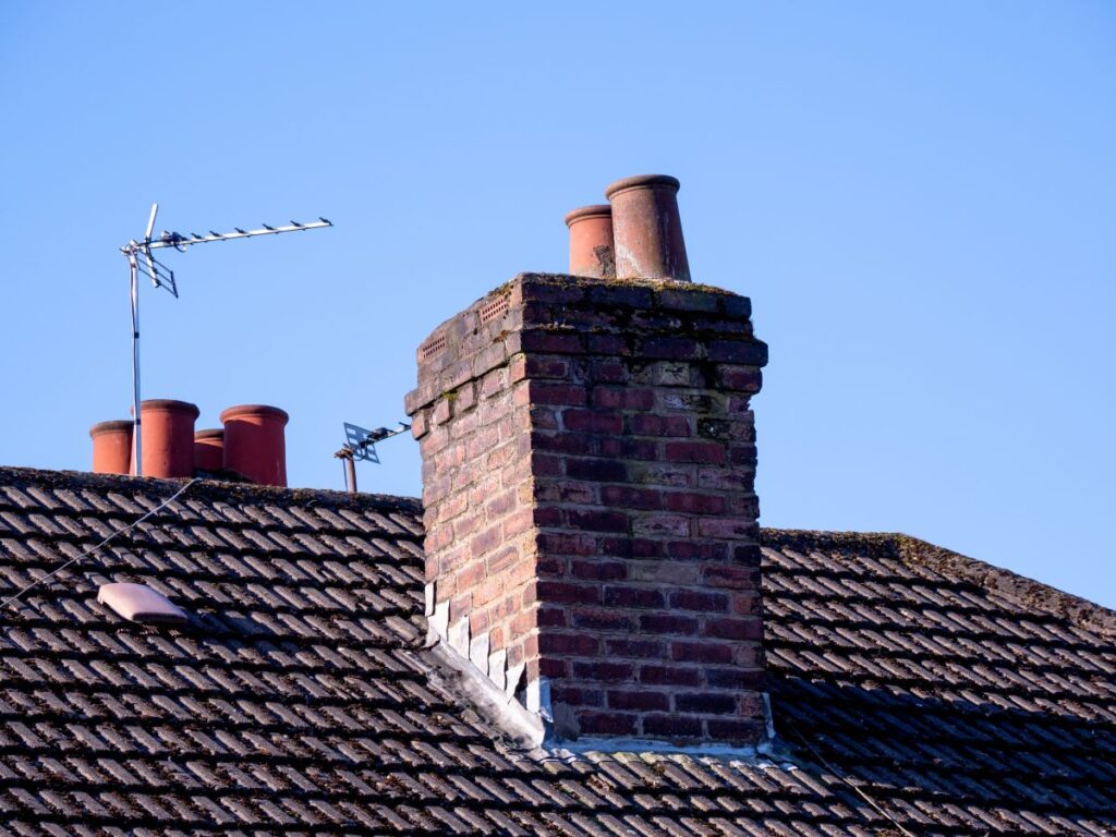old house roof flashing