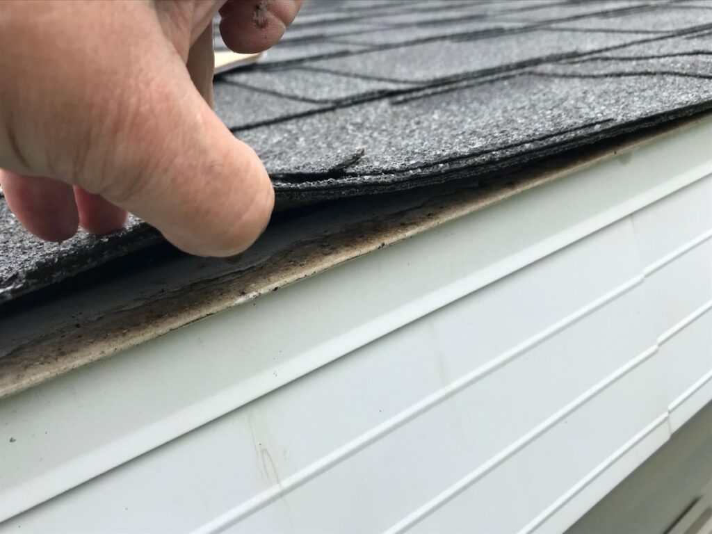 how to find a roof leak inspecting under shingles