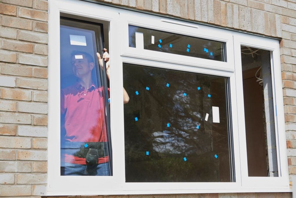 most energy efficient windows worker instaalling new window