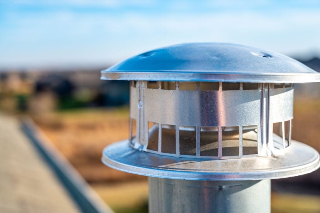 roof vent cap galvanized piece