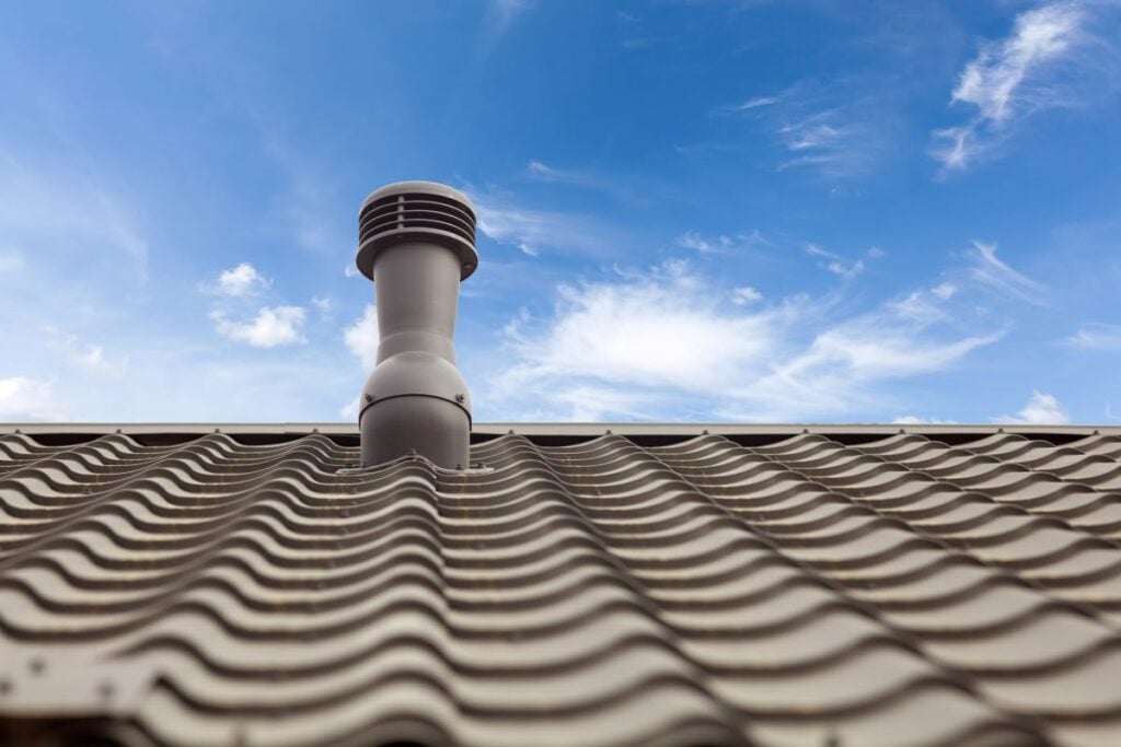 roof ventilation metal tiles

