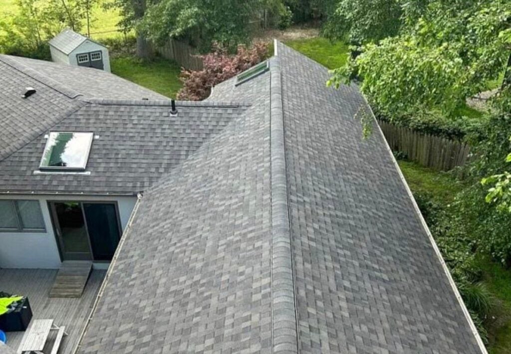 grey asphalt shingle roof