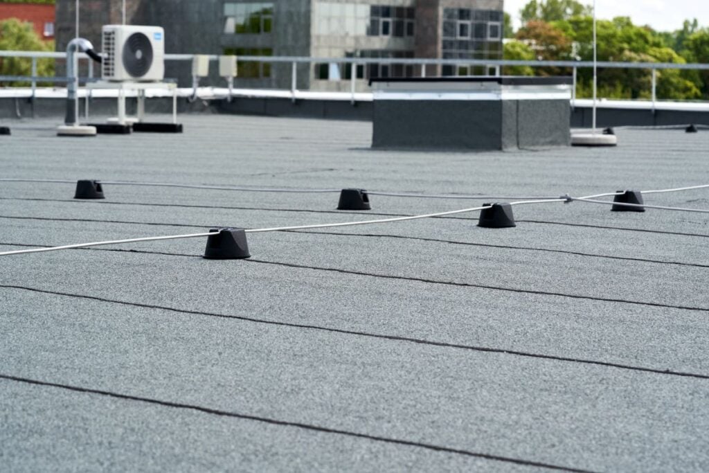 flat commercial roof