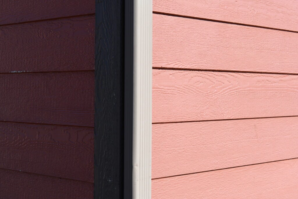fiber cement siding installation light rose house