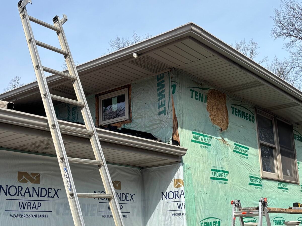 fiber cement siding installation Discount roof project