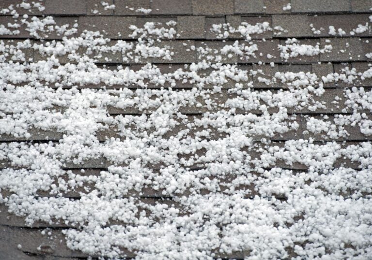hail damage roof repair shingles roof wet