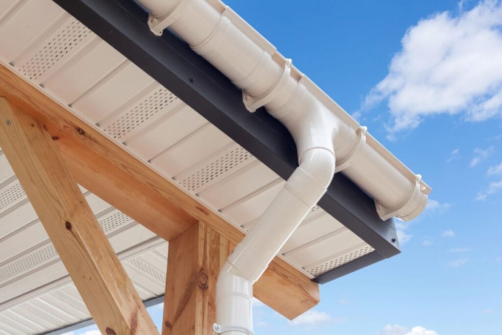 seamless vs sectional gutters white water system and fascia