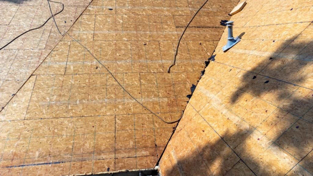 roof decking shingles missing for the whole roof need replacement